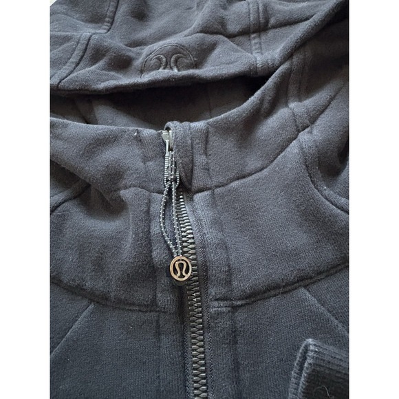 Lululemon Scuba Hoodie Hoody Jacket Black Full Zip Women's Size 8 Medium M - Picture 4 of 6